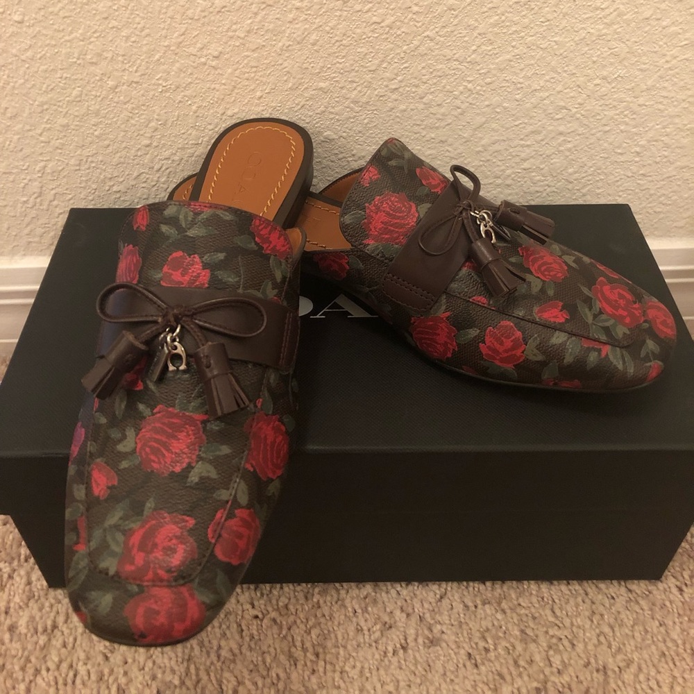 Coach Womens Tassel Loafer Slide